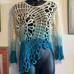 Beach/boho crochet top